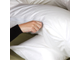 Подушка обнимашка для сна мужчин холлофайбер размер I 160 x 30  см с наволочкой сатин страйп Небесный