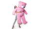 мишка Мистер Медведь 200 см, розовый