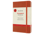 Блокнот Moleskine Voyageur (11,8 x 18,2 см), красный