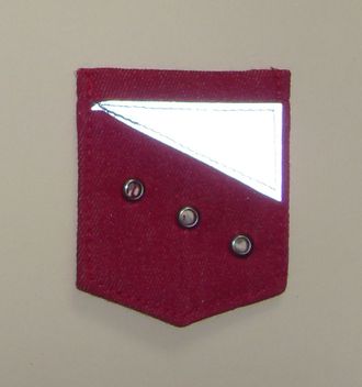 Карман мини красный, 6х6,5 см