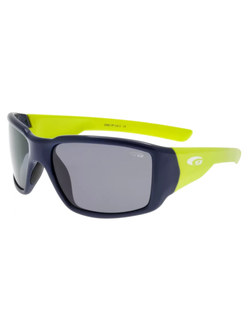 Детские солнцезащитные очки Goggle Jungle E962-3 синий с зеленым поляризационные