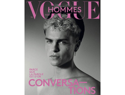 Vogue Hommes Magazine Issue 34 Winter 2022 Jaron Baker Cover, Иностранные журналы, Intpressshop