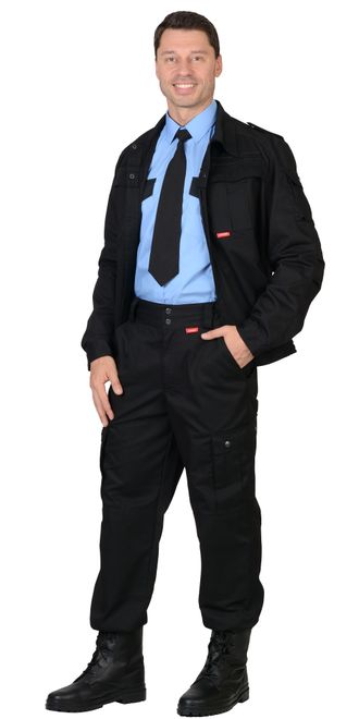 Костюм -ТАЙФУН" : куртка, брюки черный