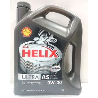 SHELL Helix Ultra 0W30 син.мот.масло  4л