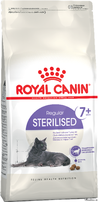 Royal Canin Sterilised 7+ Роял Канин Стерилайзд 7+ Корм для стерилизованных кошек старше 7 лет 3,5 кг