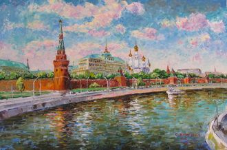 Картина Москва Златоглавая Круглова Светлана