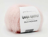 Бледно розовый арт.6023 Silk Mohair 75% супер кид мохер 25%шёлк 25г/212м