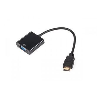 Переходник шт HDMI - гн VGA + AUDIO KOM0843