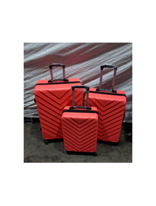 Комплект из 3х чемоданов ABS Olard Vertu S,M,L красный