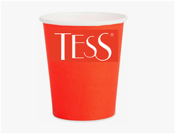 Стаканчик одноразовый для десерта Красный TESS (без крышки), 250 мл, набор 5 шт