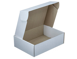 Белая самосборная коробка