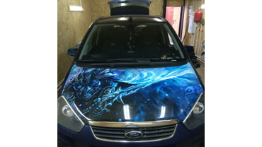 Винилография на капот