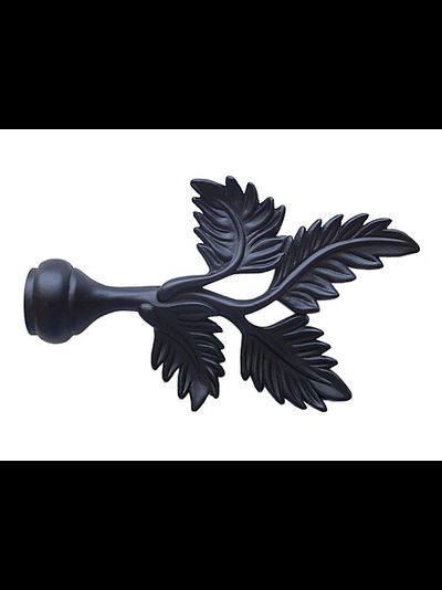 Обратно-трапециевидный наконечник из металла для оформления карнизной трубы диаметром 19 мм. Опт