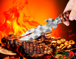 Нож для мяса, для снятия мяса с шампура (ножевилка)