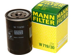 Фильтр масляный  MANN W719/30 (AUDI 80/100/A4/A6/VW G3/PASSAT 1.6-4.2)