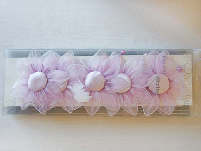 Арт. 535595. Декоративная нить "Цветы"