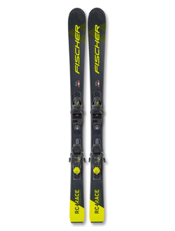 Горные лыжи FISCHER RC4 RACE JR SLR  с креплениями FJ7 AC SLR P19520