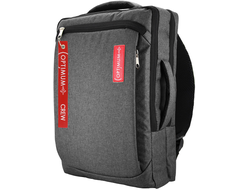 Рюкзак сумка для ноутбука 15.6 - 17.3 дюймов Optimum, темно-серый