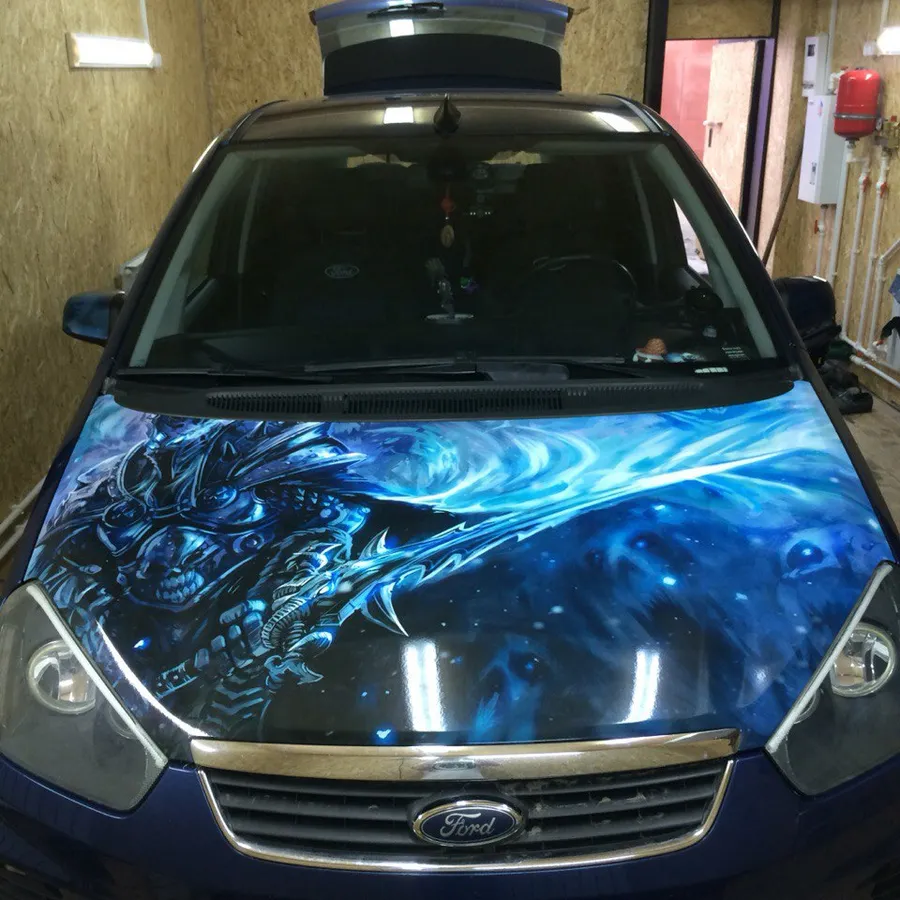 Винилография на капот