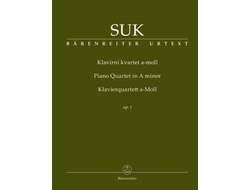 Suk, Josef Quartett a-Moll op.1 für Violine, Viola, Violoncello und Klavier Stimmen