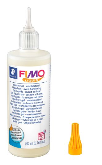 декоративный гель FIMO liquid, запекаемый, прозрачный, 200 мл