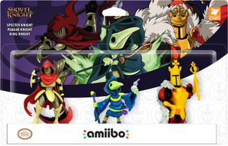 Фигурки amiibo Набор из 3-х фигурок Shovel Knight Treasure Trove (Коллекция Shovel Knight)