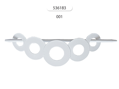 "Кольца" металлическая заколка-подхват для штор. Арт. 536183