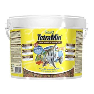 Tetra Min  хлопья корм для всех видов тропических рыб (10 литров)