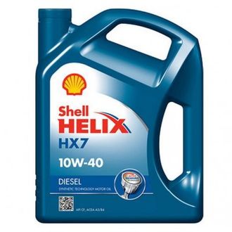 Масло моторное Shell Helix Diesel HX7 10W40  полусинтетическое 4 л.