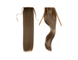 Шиньон-хвост на ленте из искусственных волос (прямой) 60 см Тон 8