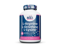 L-Arginine / L-Ornithine / L-Lysine 100 Caps.