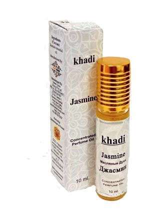 Духи жасмин Jasmine Concentrated Perfume Oil, Khadi (Жасмин масляные духи, Кхади), 10 мл.