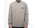 Свитшот Fly53 Volli Pattern Crew Neck Sweatshirt Серый