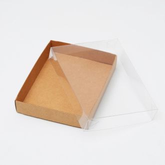 Упаковка для конфет с прозрачной крышкой, 14*10,5*2,5 см (Ukonf 25 New)