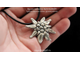 Подвеска кулон медальон ЦВЕТОК ЭДЕЛЬВЕЙС pendant edelweiss