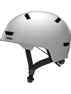 Шлем велосипедный ABUS Scraper 3.0 с регулировкой, Lifestyle, 8 отверстий, 450 гр, белый