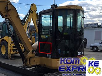 226-9841 Стекло лобовое нижнее CAT 303CR  304CR  305CR