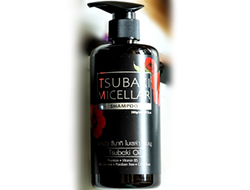 Купить мицеллярный шампунь Carebeau "Tsubaki" с маслом цубаки, отзывы, как применять