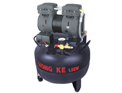 Компрессор HK-1.5 EW двухцилиндровый (без осушителя (в кожухе) 70 л/мин, ресивер 30 л | Hong Ke (Китай)