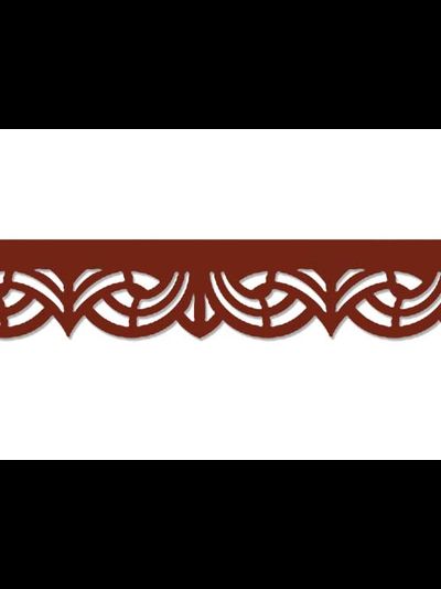 Изящный фигурный ламбрекен в рулоне. Арт. 016