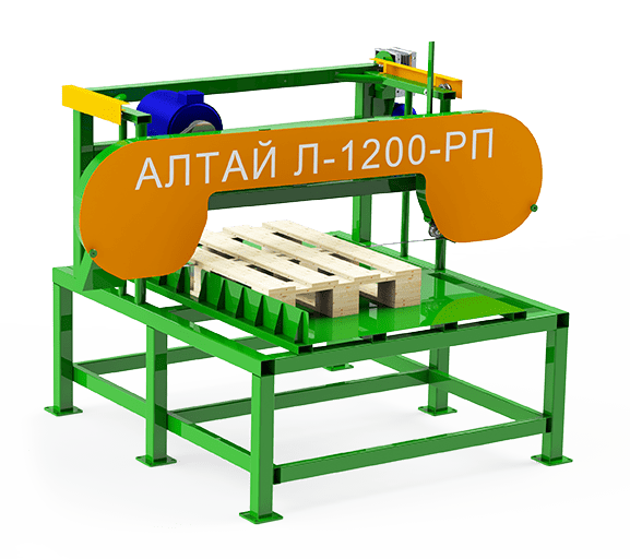 Горизонтальная ленточная электрическая пилорама Алтай 1200