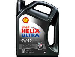 Масло моторное SHELL Helix Ultra ECT C2/C3 0W30 синтетическое 4 л.