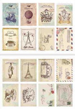 Наклейки "Lovely Stamps. Retro"