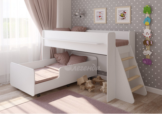 Выкатная кровать Легенда 23.3 белая (180 × 80; 160 × 80) + 300 бонусов