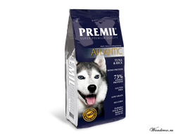 Premil ATLANTIC  Премил Атлантик корм гипоаллергенный для собак всех пород,  с тунцом и рисом 2,5 кг.