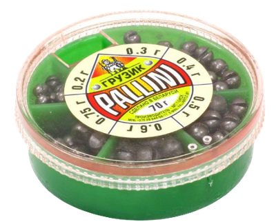 Набор грузил PALLINI 70 гр. (Белоруссия) (10уп.)