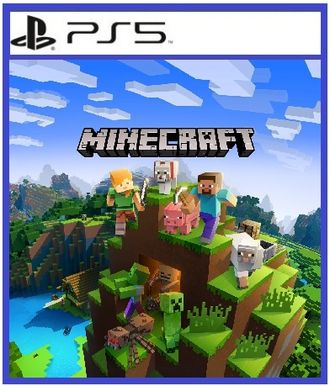 Minecraft (цифр версия PS5) RUS/PS VR 1-4 игрока
