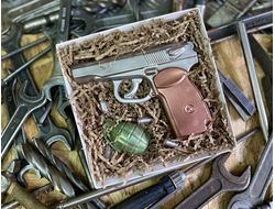 Шоколадный набор - Шоколадный пистолет Арт 921 Бельгийский шоколад