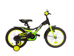 Велосипед LAUX GROW UP 16", детский, зелено-черн.