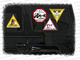 Знак наклейка на борт внедорожника "Возможен обгон сверху" (от 55 р.)  На джип, УАЗ, ГАЗ, Нива 4х4